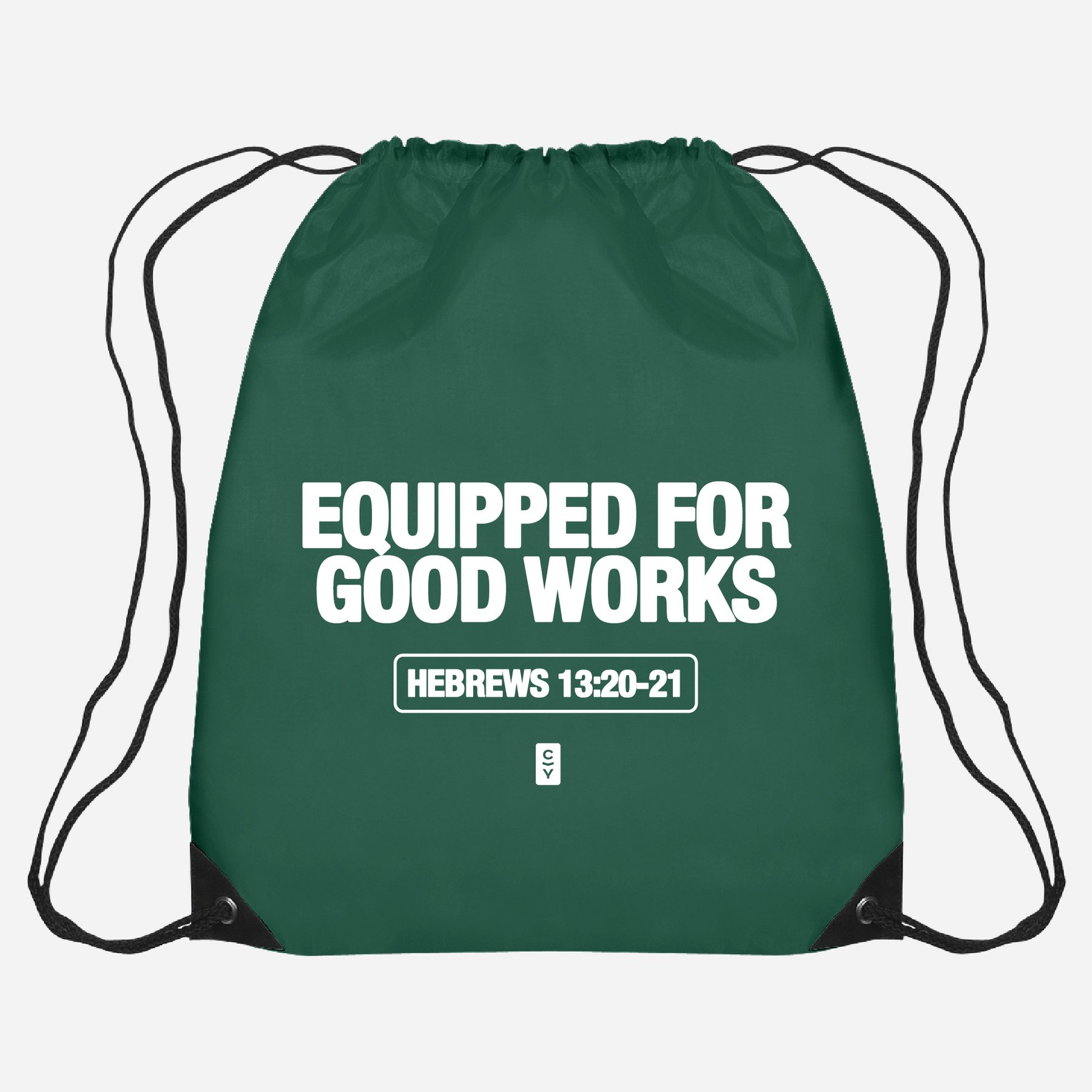 Equipped for Good Works Drawstring Bag – Christ In Youth